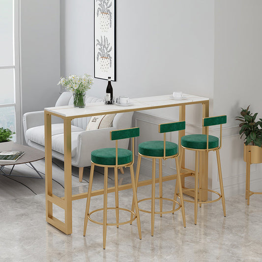 Sintered Stone Bar Table Modern Dining Table for Kitchen Living Room Coffee Room Clearhalo 'Bar Furniture' 'Bar Tables' 'bar_tables' 'furn' 'furn_bar_tables' 'Furniture' 'Kitchen & Dining Furniture' 6206170