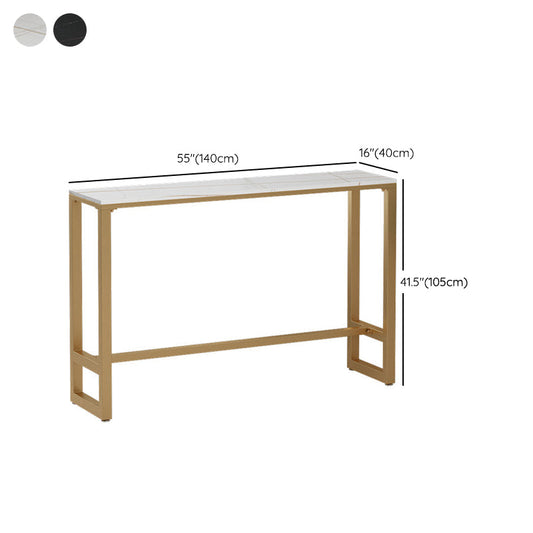 Sintered Stone Bar Table Modern Dining Table for Kitchen Living Room Coffee Room Clearhalo 'Bar Furniture' 'Bar Tables' 'bar_tables' 'furn' 'furn_bar_tables' 'Furniture' 'Kitchen & Dining Furniture' 6206174