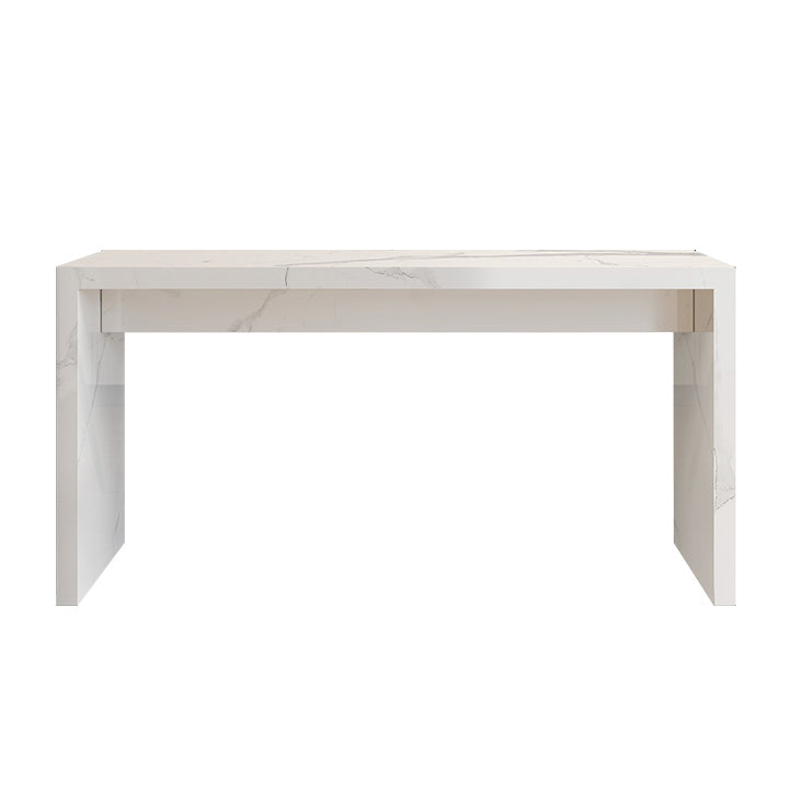 Slate Rectangular Table, Modern Minimalist Home White Bar Table Clearhalo 'Bar Furniture' 'Bar Tables' 'bar_tables' 'furn' 'furn_bar_tables' 'Furniture' 'Kitchen & Dining Furniture' 6206297