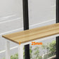 Metal and Wood Rectangular Table, Modern Style Home Living Room Kitchen Bar Table Clearhalo 'Bar Furniture' 'Bar Tables' 'bar_tables' 'furn' 'furn_bar_tables' 'Furniture' 'Kitchen & Dining Furniture' 6206443