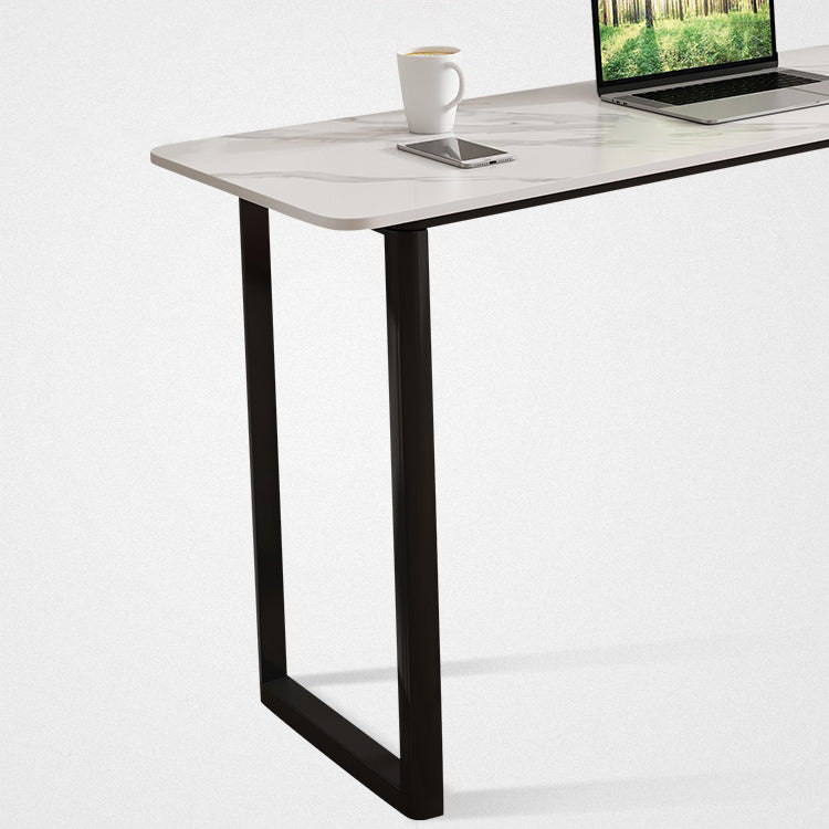 Metal and Slate Rectangular Table, Gorgeous Style Home Minimalist Balcony Bar Table Clearhalo 'Bar Furniture' 'Bar Tables' 'bar_tables' 'furn' 'furn_bar_tables' 'Furniture' 'Kitchen & Dining Furniture' 6206492