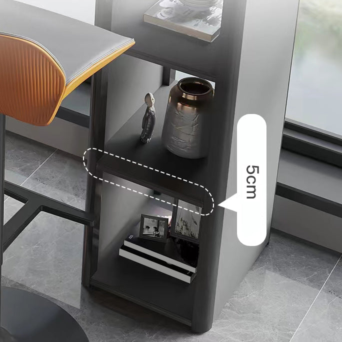 Metal and Slate Rectangular Table, Gorgeous Style Home Minimalist Balcony Bar Table Clearhalo 'Bar Furniture' 'Bar Tables' 'bar_tables' 'furn' 'furn_bar_tables' 'Furniture' 'Kitchen & Dining Furniture' 6206495