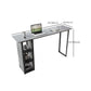 Metal and Slate Rectangular Table, Gorgeous Style Home Minimalist Balcony Bar Table Clearhalo 'Bar Furniture' 'Bar Tables' 'bar_tables' 'furn' 'furn_bar_tables' 'Furniture' 'Kitchen & Dining Furniture' 6206501