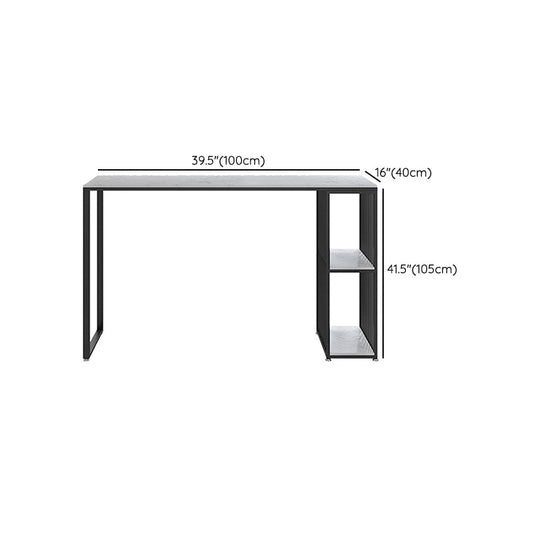 Tavolo da bancone da tavolo da bancone in metallo in metallo in marmo industriale con tavolo da banco superiore da 18 "