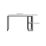 Industrial Marble Metal Pub/Bar Table With 18" Wide Elm Top Counter Wine Table