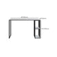Industrial Marble Metal Pub/Bar Table With 18" Wide Elm Top Counter Wine Table