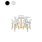 Gold Metal Base Bar Table Glam Round Faux Marble Bar Table for Dining Room Clearhalo 'Bar Furniture' 'Bar Tables' 'bar_tables' 'furn' 'furn_bar_tables' 'Furniture' 'Kitchen & Dining Furniture' 6206613