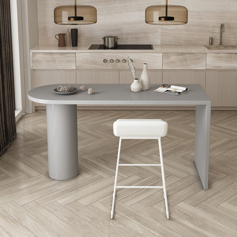 Solid Wood Modern Bar Table Rectangle Dining Table for Kitchen Living Room Clearhalo 'Bar Furniture' 'Bar Tables' 'bar_tables' 'furn' 'furn_bar_tables' 'Furniture' 'Kitchen & Dining Furniture' 6206633