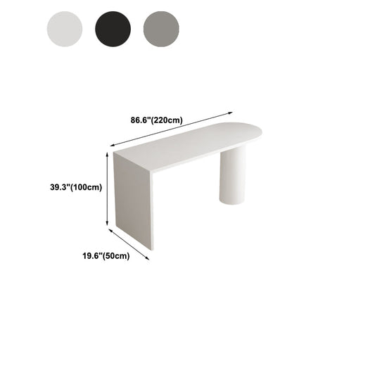 Tavolo da bar moderno in legno massiccio tavolo da pranzo rettangolo per soggiorno da cucina