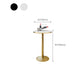 Mesa de comedor de madera maciza Glam, mesa de comedor con pedestal fijo y base de metal