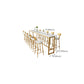 Rectangle White Solid Wood Table Trestle Base Dining Table for Kitchen Living Room Clearhalo 'Bar Furniture' 'Bar Tables' 'bar_tables' 'furn' 'furn_bar_tables' 'Furniture' 'Kitchen & Dining Furniture' 6206664