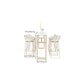 Rectangle White Solid Wood Table Gold and Metal Base Bar Table for Kitchen Living Room Clearhalo 'Bar Furniture' 'Bar Tables' 'bar_tables' 'furn' 'furn_bar_tables' 'Furniture' 'Kitchen & Dining Furniture' 6206680