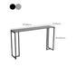 Black and Metal Base Table Industrial Rectangle Sintered Stone Bar Table Clearhalo 'Bar Furniture' 'Bar Tables' 'bar_tables' 'furn' 'furn_bar_tables' 'Furniture' 'Kitchen & Dining Furniture' 6206727