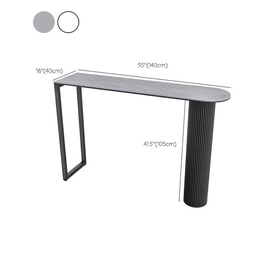 Tavolo da pranzo in metallo moderno di pietra sinterizzata per il soggiorno da cucina