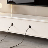 Glam Stone TV Stand Console Cable Management TV Stand con cassetti per soggiorno