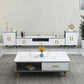 14" W Modern TV Media Stand Open Shelving TV Media Console with Drawers Clearhalo 'furn' 'furn_tv_stands_entertainment_centers' 'Furniture' 'Living Room Furniture' 'TV Stands & Entertainment Centers' 'TV Stands & Media Storage Furniture' 'tv_stands_entertainment_centers' 6207014