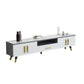 14" W Modern TV Media Stand Open Shelving TV Media Console with Drawers Clearhalo 'furn' 'furn_tv_stands_entertainment_centers' 'Furniture' 'Living Room Furniture' 'TV Stands & Entertainment Centers' 'TV Stands & Media Storage Furniture' 'tv_stands_entertainment_centers' 6207015