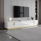 Console multimediale per TV Glam da 16" W, contenitore chiuso, console multimediale per TV con cassetti