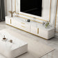 Console multimediale per TV Glam da 16" W, contenitore chiuso, console multimediale per TV con cassetti