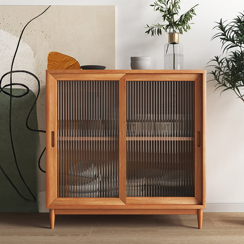 Mobile moderno armadio in legno massiccio armadio per porte in vetro con cassetti