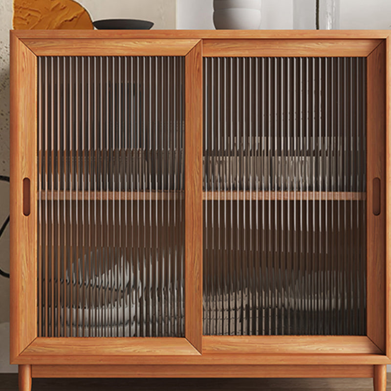 Mobile moderno armadio in legno massiccio armadio per porte in vetro con cassetti