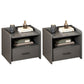 Modern Manufactured Wood Bedside Cabinet Drawers Included Night Table for Bedroom