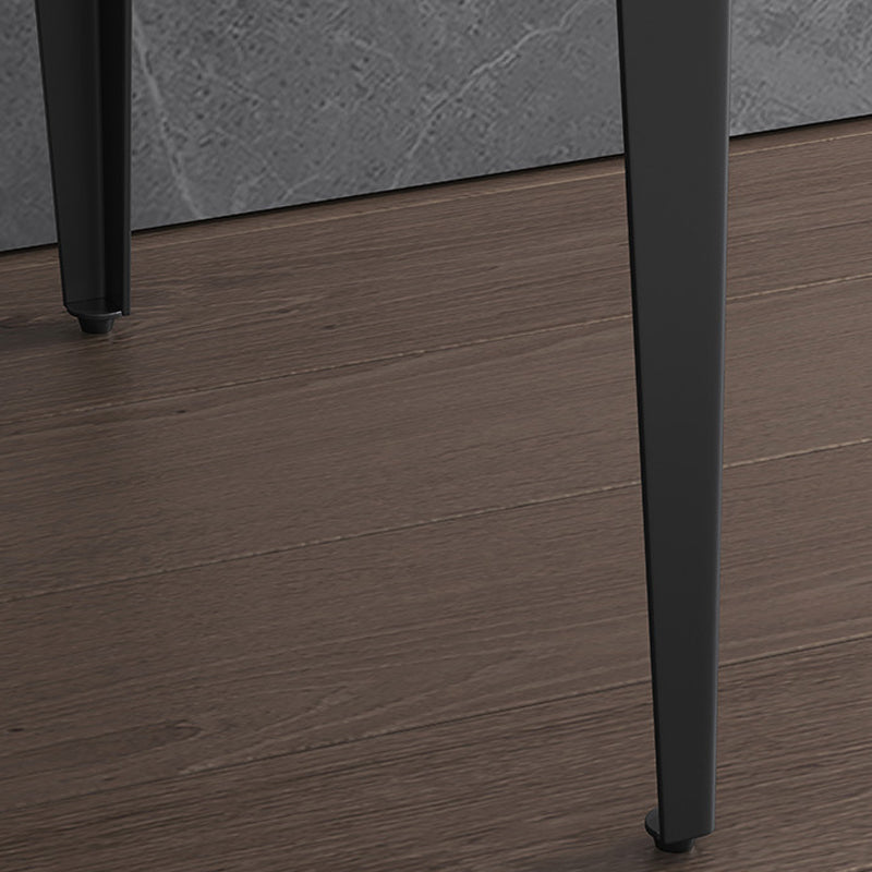 Mesa de acento de piedra contemporánea Nightsand de 19.68 "Alto 1 cajón de la cama de la cama de cajones