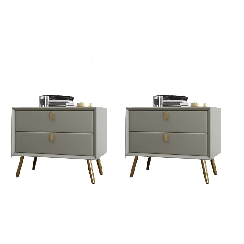 Table de nuit de rangement de tiroir moderne Faux table de chevet pour chambre à coucher