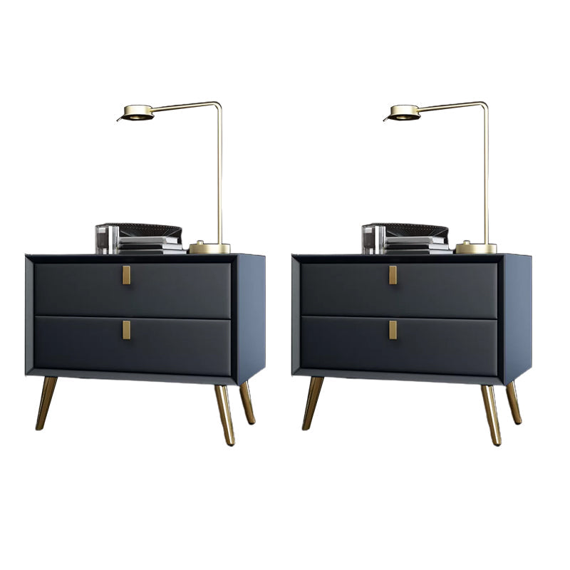 Table de nuit de rangement de tiroir moderne Faux table de chevet pour chambre à coucher