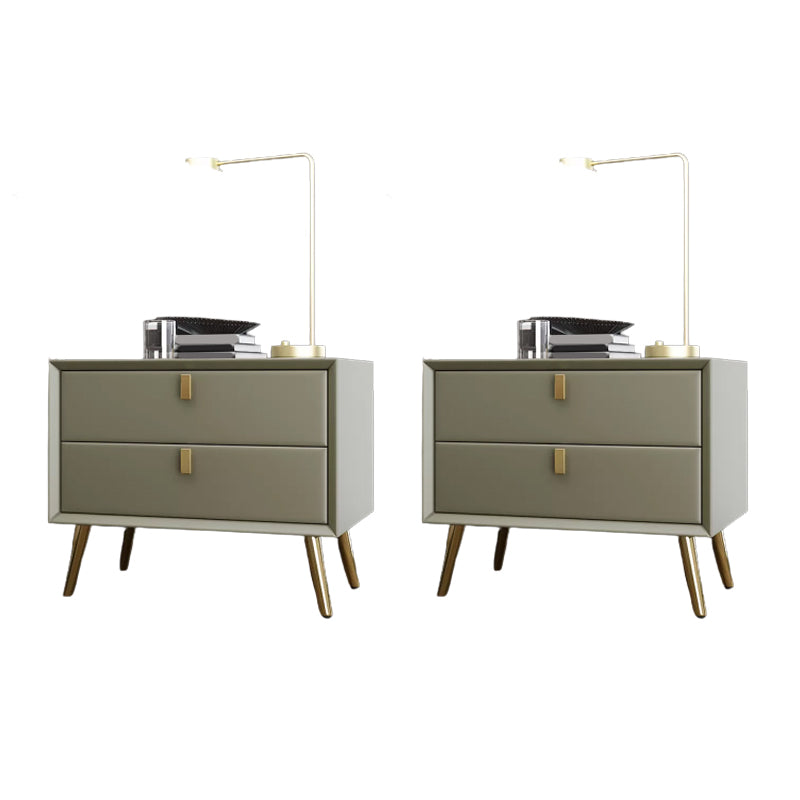 Table de nuit de rangement de tiroir moderne Faux table de chevet pour chambre à coucher