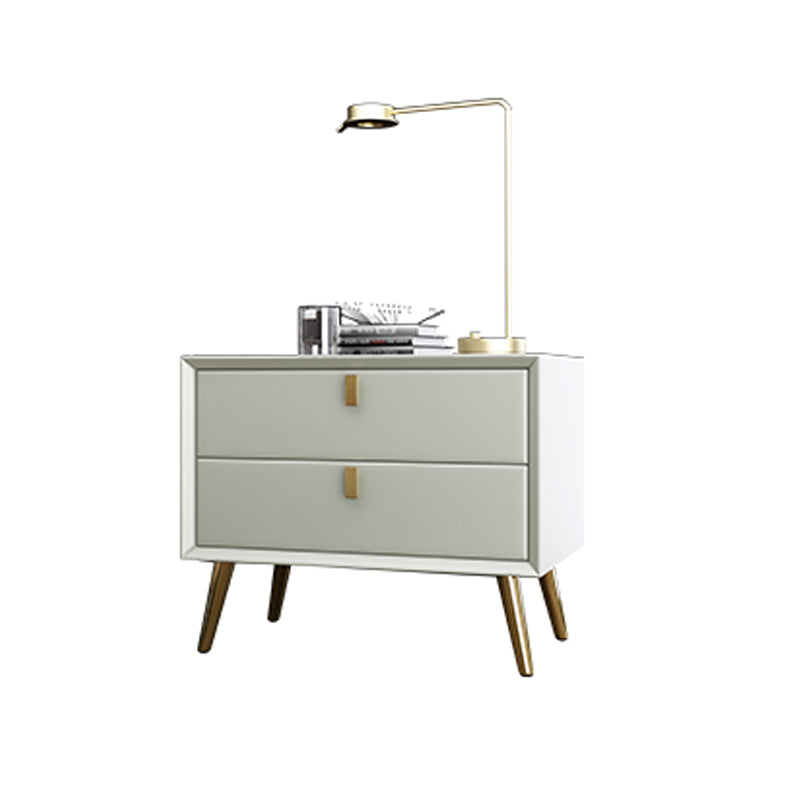 Table de nuit de rangement de tiroir moderne Faux table de chevet pour chambre à coucher