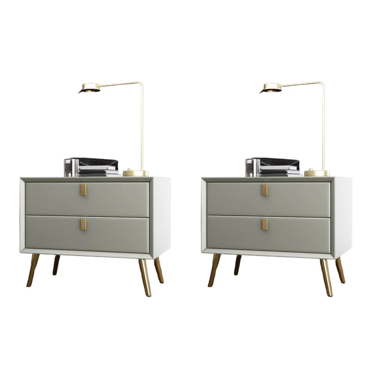 Table de nuit de rangement de tiroir moderne Faux table de chevet pour chambre à coucher