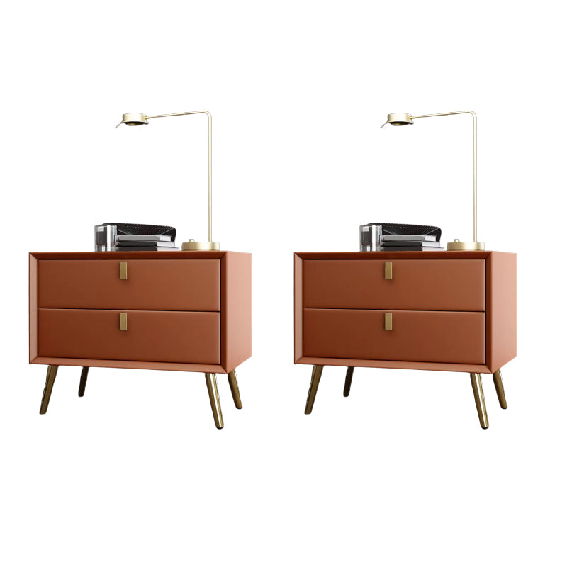 Table de nuit de rangement de tiroir moderne Faux table de chevet pour chambre à coucher