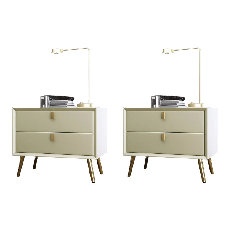 Table de nuit de rangement de tiroir moderne Faux table de chevet pour chambre à coucher