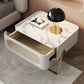 16.53 "Alto Stone Accent Table Nightsand Bastinger Gabinet