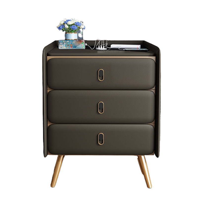 Solid Wood Bedside Cabinet Modern Bed Nightstand with 3 Drawers Clearhalo 'Bedroom Furniture' 'furn' 'furn_night_stand' 'Furniture' 'night_stand' 'Nightstands' 6207473
