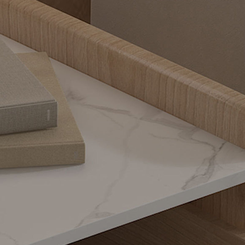 2 Drawers Night Table ,20.8" Tall Modern Solid Wood Nightstand Clearhalo 'Bedroom Furniture' 'furn' 'furn_night_stand' 'Furniture' 'night_stand' 'Nightstands' 6207539