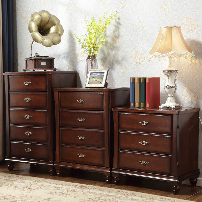 Traditional Wooden Bedroom Chest Vertical Storage Chest with Drawers Clearhalo 'Bedroom Furniture' 'Dressers & Chests' 'dressers_chests' 'furn' 'furn_dressers_chests' 'Furniture' 6207543