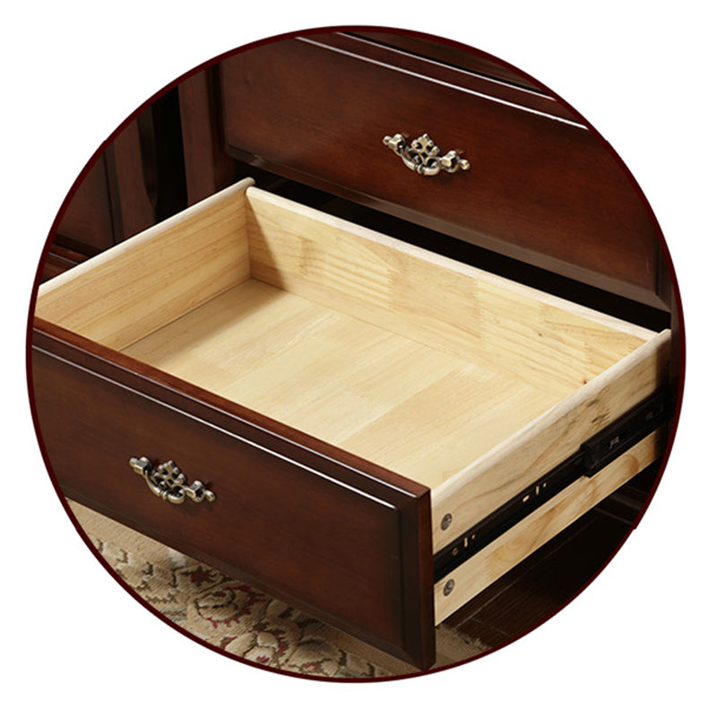 Traditional Wooden Bedroom Chest Vertical Storage Chest with Drawers Clearhalo 'Bedroom Furniture' 'Dressers & Chests' 'dressers_chests' 'furn' 'furn_dressers_chests' 'Furniture' 6207553