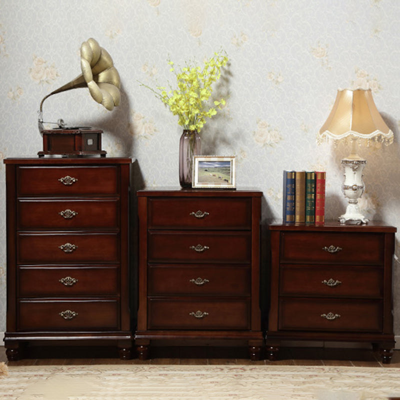 Traditional Wooden Bedroom Chest Vertical Storage Chest with Drawers Clearhalo 'Bedroom Furniture' 'Dressers & Chests' 'dressers_chests' 'furn' 'furn_dressers_chests' 'Furniture' 6207557