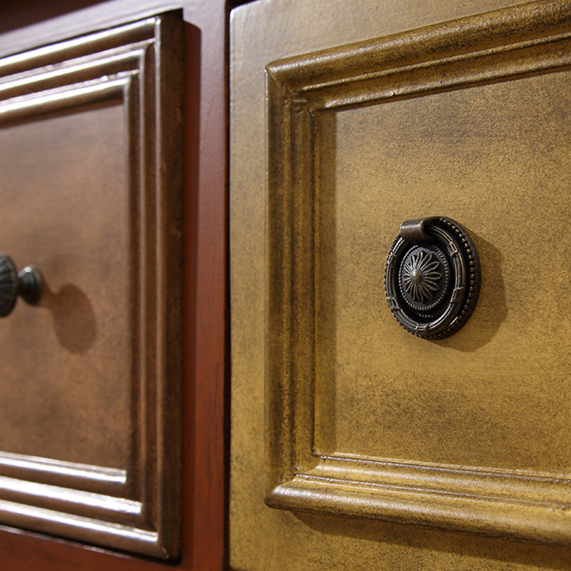 Cómoda vertical de madera con cajones para dormitorio náutico