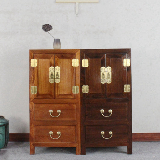 Tradizionale stoccaggio in legno massiccio torace camera da letto con cassetti