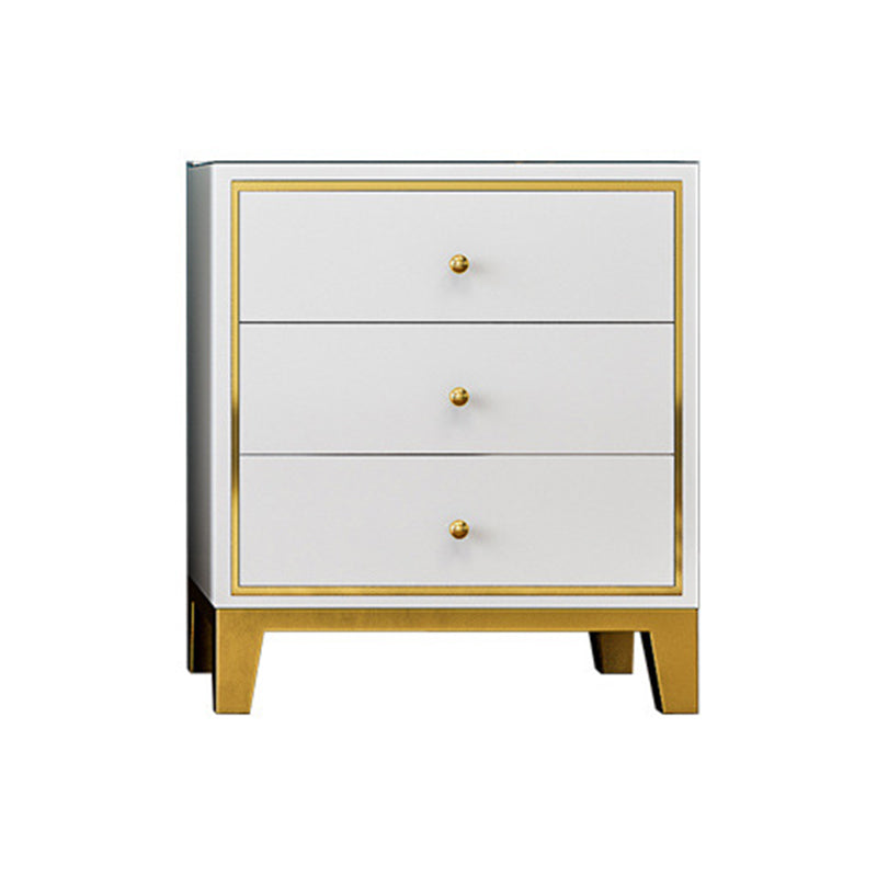 Glam Vertical Bedroom Chest Wooden Storage Chest with Drawers White 3 Clearhalo 'Bedroom Furniture' 'Dressers & Chests' 'dressers_chests' 'furn' 'furn_dressers_chests' 'Furniture' 6207684