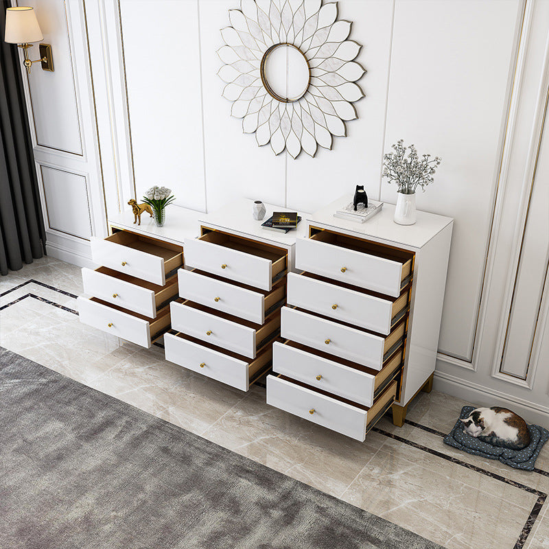 Glam Vertical Bedroom Chest Wooden Storage Chest with Drawers Clearhalo 'Bedroom Furniture' 'Dressers & Chests' 'dressers_chests' 'furn' 'furn_dressers_chests' 'Furniture' 6207685