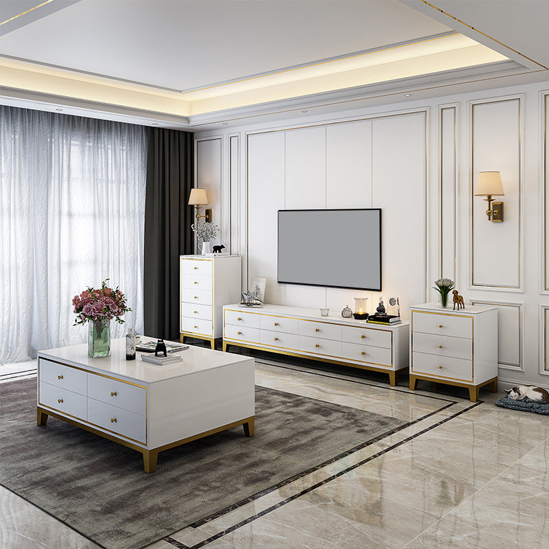 Glam Vertical Bedroom Chest Wooden Storage Chest with Drawers Clearhalo 'Bedroom Furniture' 'Dressers & Chests' 'dressers_chests' 'furn' 'furn_dressers_chests' 'Furniture' 6207701