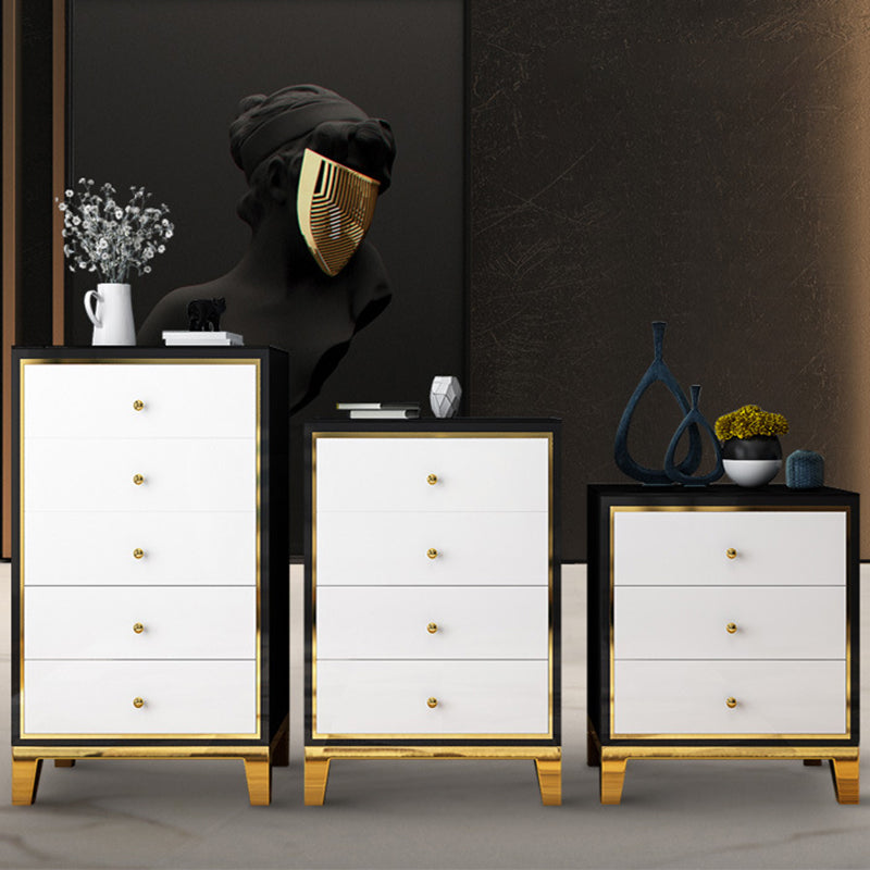 Glam Vertical Bedroom Chest Wooden Storage Chest with Drawers Clearhalo 'Bedroom Furniture' 'Dressers & Chests' 'dressers_chests' 'furn' 'furn_dressers_chests' 'Furniture' 6207702