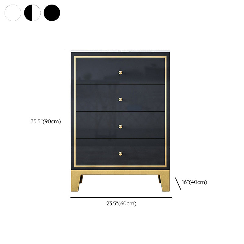 Glam Vertical Bedroom Chest Wooden Storage Chest with Drawers Clearhalo 'Bedroom Furniture' 'Dressers & Chests' 'dressers_chests' 'furn' 'furn_dressers_chests' 'Furniture' 6207704
