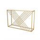 Glam Console Accent Table Rectangle Sofa Console Table in Marble Clearhalo 'Console Tables' 'console_tables' 'Entry & Mudroom Furniture' 'furn' 'furn_console_tables' 'Furniture' 6207770