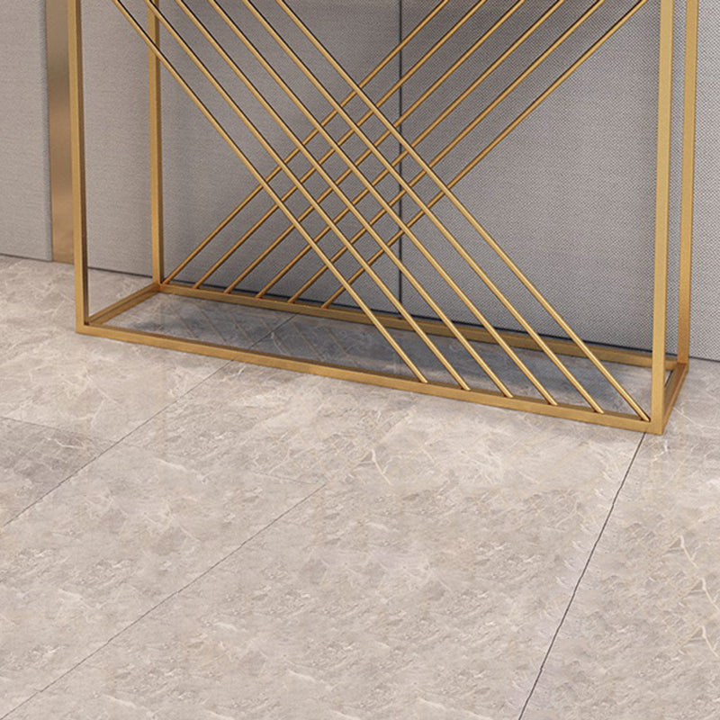 Glam Console Accent Table Rectangle Sofa Console Table in Marble Clearhalo 'Console Tables' 'console_tables' 'Entry & Mudroom Furniture' 'furn' 'furn_console_tables' 'Furniture' 6207775