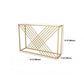 Glam Console Accent Table Rectangle Sofa Console Table in Marble Clearhalo 'Console Tables' 'console_tables' 'Entry & Mudroom Furniture' 'furn' 'furn_console_tables' 'Furniture' 6207776